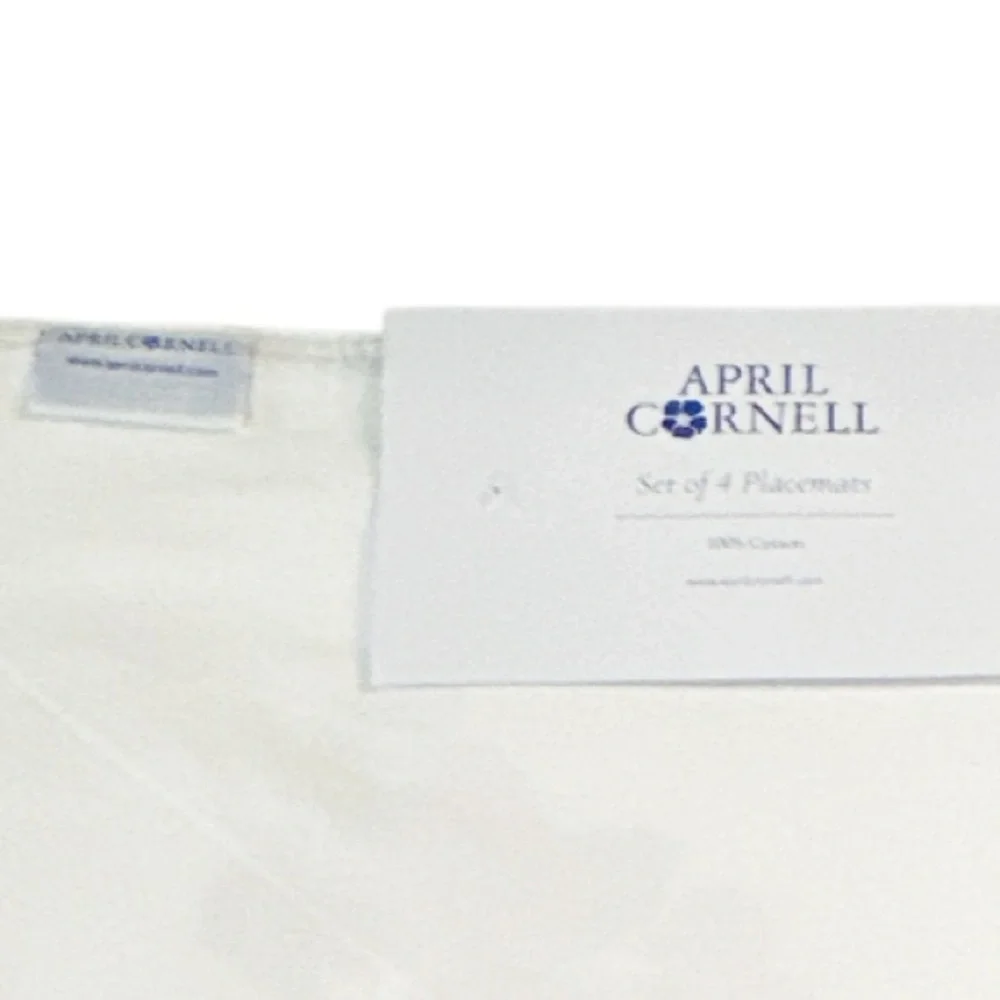 NEW April Cornell STRAWBERRY Design Placemats Set/4